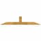 Ekena Millwork Portland Rough Sawn Timber Gable Bracket, Western Red Cedar, 60"W x 12"H x 4"D x 4"F, 5/12 Pitch GBW060X12X0404POR00RWR - alternate 1